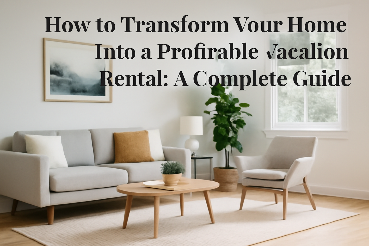 How to Transform Your Home into a Profitable Vacation Rental: A Complete Guide