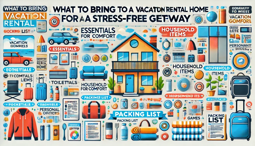 What to Bring to a Vacation Rental Home for a Stress-Free Getaway